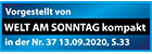 WELT AM SONNTAG kompakt: Tisch-Punching-Ball mit Sound