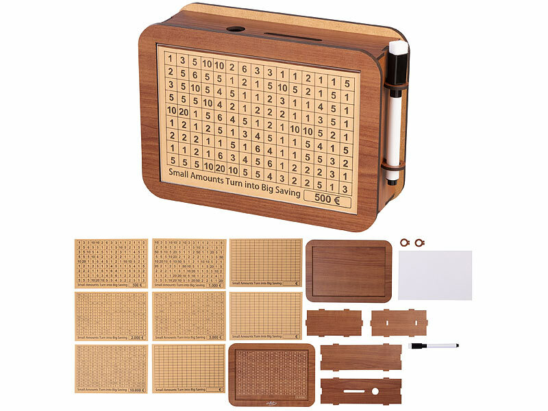 ; Spardosen mit Münzzähler