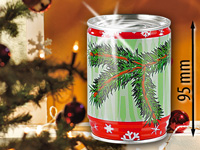 infactory Dosenpflanze "Weihnachtsbaum";   