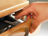 infactory Schrank und Schubladenriegel, 3 Stück;   