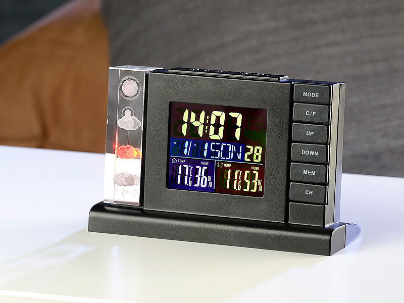 ; Funk-Wetterstationen mit Außensensor, WLAN und App, Wetterstationen mit Farb-Display, Funkuhr und Außensensor Funk-Wetterstationen mit Außensensor, WLAN und App, Wetterstationen mit Farb-Display, Funkuhr und Außensensor Funk-Wetterstationen mit Außensensor, WLAN und App, Wetterstationen mit Farb-Display, Funkuhr und Außensensor 