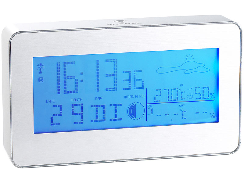 ; Funk-Wetterstationen mit Außensensor, WLAN und App Funk-Wetterstationen mit Außensensor, WLAN und App 