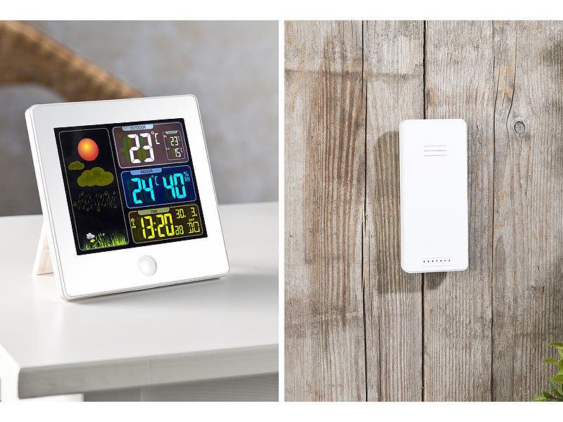 ; Funk-Wetterstationen mit Außensensor, WLAN und App Funk-Wetterstationen mit Außensensor, WLAN und App Funk-Wetterstationen mit Außensensor, WLAN und App Funk-Wetterstationen mit Außensensor, WLAN und App Funk-Wetterstationen mit Außensensor, WLAN und App 