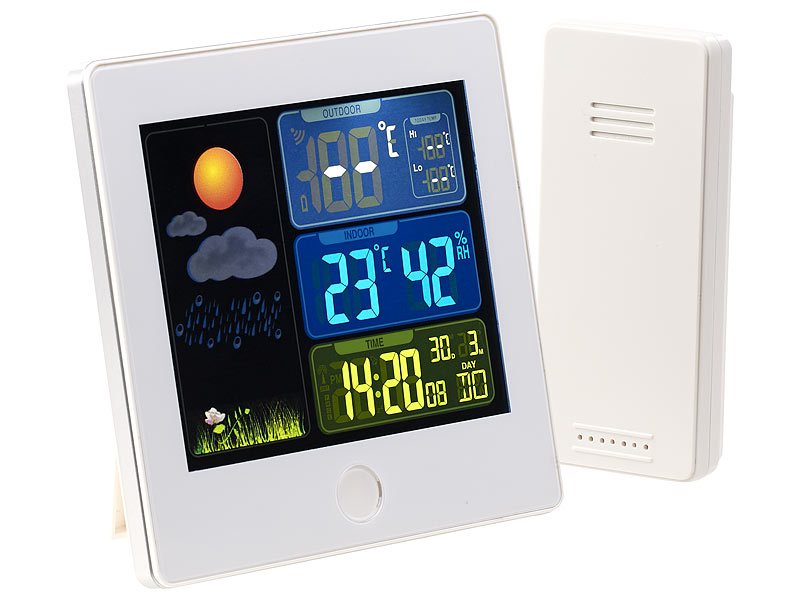 ; Funk-Wetterstationen mit Außensensor, WLAN und App Funk-Wetterstationen mit Außensensor, WLAN und App Funk-Wetterstationen mit Außensensor, WLAN und App Funk-Wetterstationen mit Außensensor, WLAN und App Funk-Wetterstationen mit Außensensor, WLAN und App 