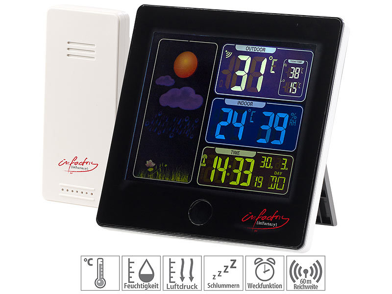 ; Funk-Wetterstationen mit Außensensor, WLAN und App Funk-Wetterstationen mit Außensensor, WLAN und App Funk-Wetterstationen mit Außensensor, WLAN und App Funk-Wetterstationen mit Außensensor, WLAN und App Funk-Wetterstationen mit Außensensor, WLAN und App 