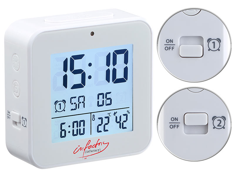 ; Wetterstationen mit Farb-Display, Funkuhr und Außensensor Wetterstationen mit Farb-Display, Funkuhr und Außensensor Wetterstationen mit Farb-Display, Funkuhr und Außensensor 