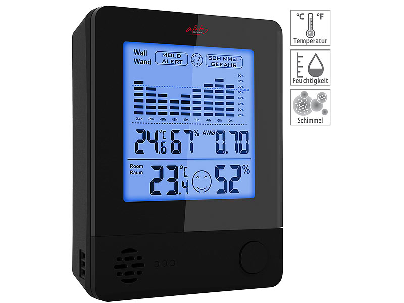 ; Funk-Wetterstationen mit Außensensor, WLAN und App, Wetterstationen mit Farb-Display, Funkuhr und Außensensor Funk-Wetterstationen mit Außensensor, WLAN und App, Wetterstationen mit Farb-Display, Funkuhr und Außensensor Funk-Wetterstationen mit Außensensor, WLAN und App, Wetterstationen mit Farb-Display, Funkuhr und Außensensor Funk-Wetterstationen mit Außensensor, WLAN und App, Wetterstationen mit Farb-Display, Funkuhr und Außensensor 