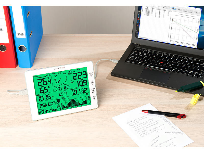 ; Funk-Wetterstationen mit Außensensor, WLAN und App, Wetterstationen mit Farb-Display, Funkuhr und Außensensor Funk-Wetterstationen mit Außensensor, WLAN und App, Wetterstationen mit Farb-Display, Funkuhr und Außensensor Funk-Wetterstationen mit Außensensor, WLAN und App, Wetterstationen mit Farb-Display, Funkuhr und Außensensor 