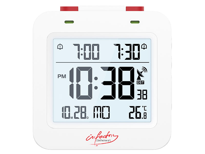 ; Wetterstationen mit Farb-Display, Funkuhr und Außensensor Wetterstationen mit Farb-Display, Funkuhr und Außensensor 