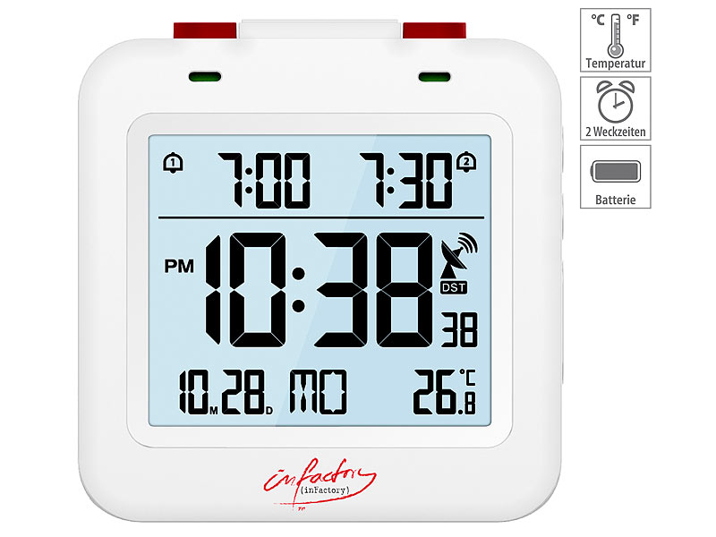 ; Wetterstationen mit Farb-Display, Funkuhr und Außensensor Wetterstationen mit Farb-Display, Funkuhr und Außensensor 