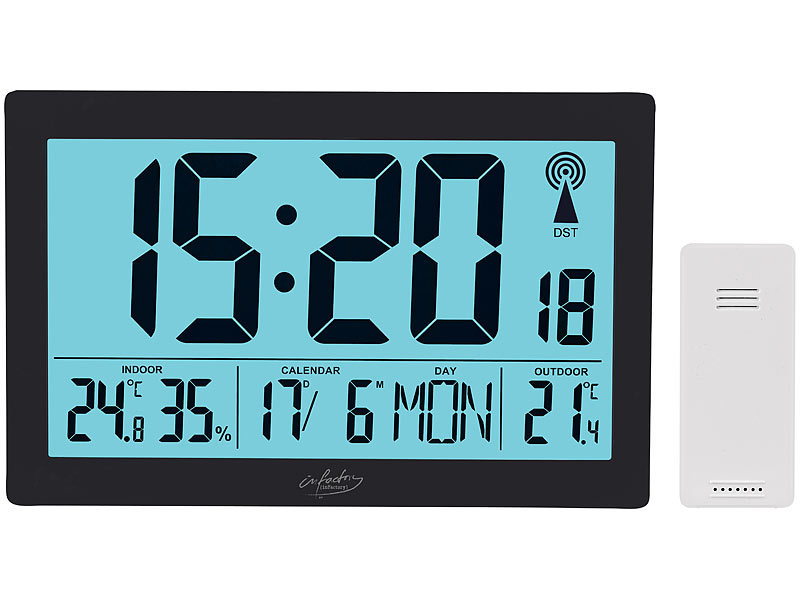 ; Wetterstationen mit Farb-Display, Funkuhr und Außensensor Wetterstationen mit Farb-Display, Funkuhr und Außensensor Wetterstationen mit Farb-Display, Funkuhr und Außensensor Wetterstationen mit Farb-Display, Funkuhr und Außensensor 