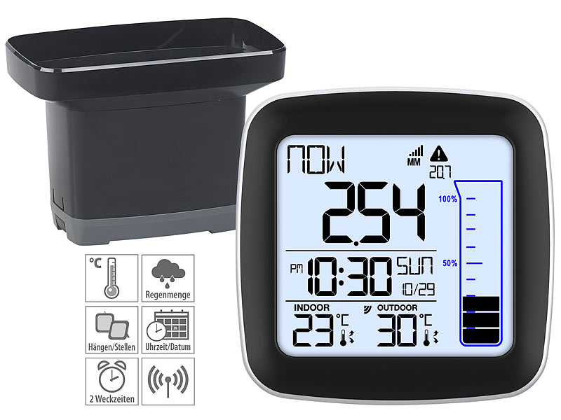 ; Funk-Wetterstationen mit Außensensor, WLAN und App Funk-Wetterstationen mit Außensensor, WLAN und App Funk-Wetterstationen mit Außensensor, WLAN und App Funk-Wetterstationen mit Außensensor, WLAN und App 