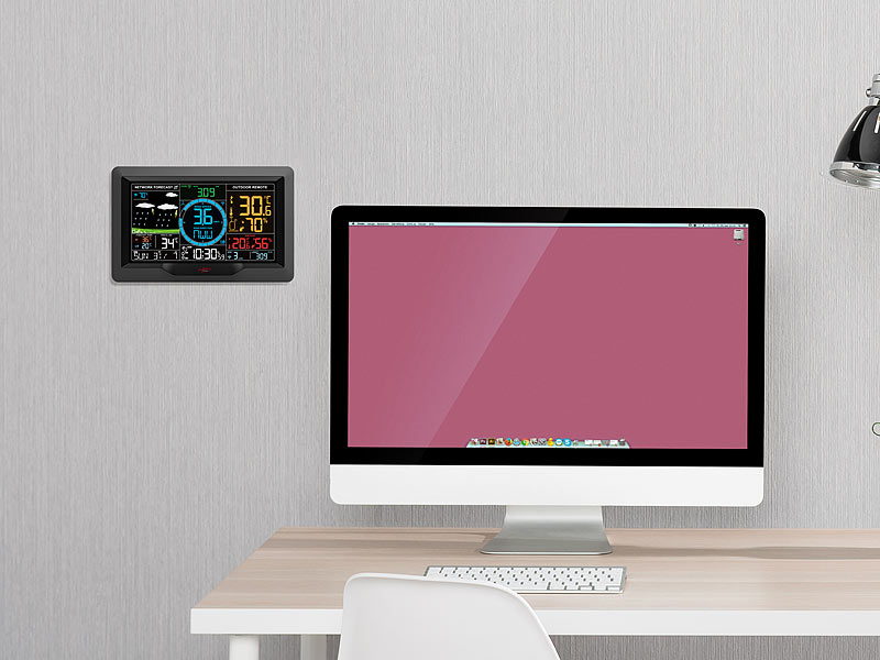 ; Funk-Wetterstationen mit Außensensor, WLAN und App Funk-Wetterstationen mit Außensensor, WLAN und App Funk-Wetterstationen mit Außensensor, WLAN und App Funk-Wetterstationen mit Außensensor, WLAN und App 