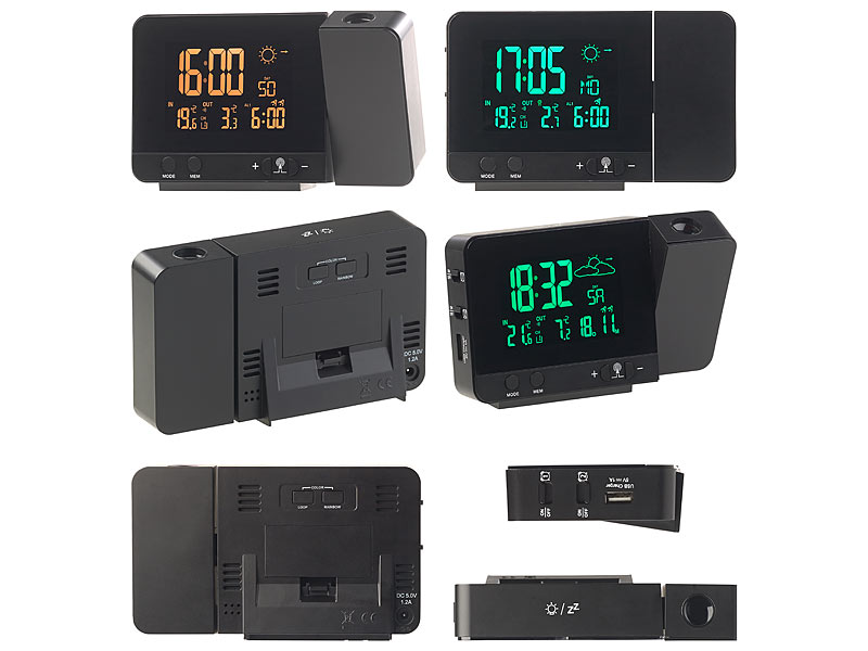 ; Funk-Wetterstationen mit Außensensor, WLAN und App, Wetterstationen mit Farb-Display, Funkuhr und Außensensor Funk-Wetterstationen mit Außensensor, WLAN und App, Wetterstationen mit Farb-Display, Funkuhr und Außensensor Funk-Wetterstationen mit Außensensor, WLAN und App, Wetterstationen mit Farb-Display, Funkuhr und Außensensor Funk-Wetterstationen mit Außensensor, WLAN und App, Wetterstationen mit Farb-Display, Funkuhr und Außensensor 