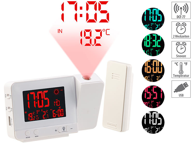 ; Funk-Wetterstationen mit Außensensor, WLAN und App, Wetterstationen mit Farb-Display, Funkuhr und Außensensor Funk-Wetterstationen mit Außensensor, WLAN und App, Wetterstationen mit Farb-Display, Funkuhr und Außensensor Funk-Wetterstationen mit Außensensor, WLAN und App, Wetterstationen mit Farb-Display, Funkuhr und Außensensor Funk-Wetterstationen mit Außensensor, WLAN und App, Wetterstationen mit Farb-Display, Funkuhr und Außensensor 