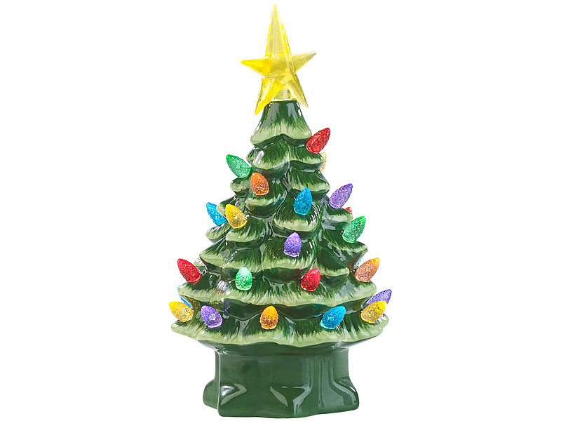 ; Weihnachtsbaum, Weihnachtsbäume mit LED-Beleuchtung 
