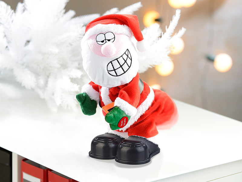 ; LED-Laternen mit Schneewirbel 