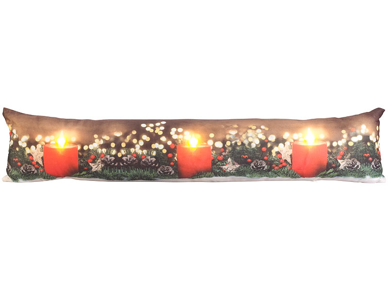 ; LED-Deko-Weihnachtskissen 