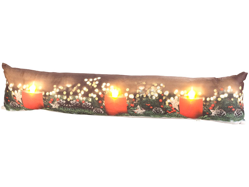 ; LED-Deko-Weihnachtskissen 