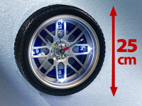infactory Racing-Wanduhr "Hot Wheel XL";  
