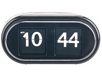infactory Retro-Uhr mit Klappziffern;  
