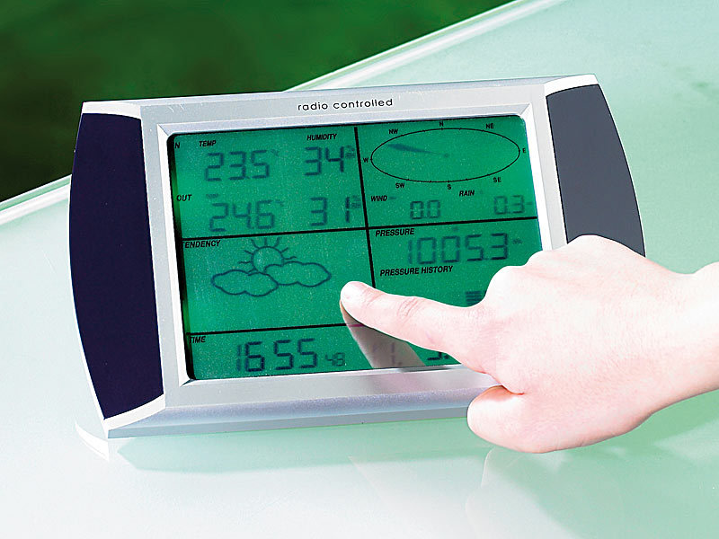 ; Funk-Wetter-Stationen mit Außen-Sensoren Funk-Wetter-Stationen mit Außen-Sensoren 