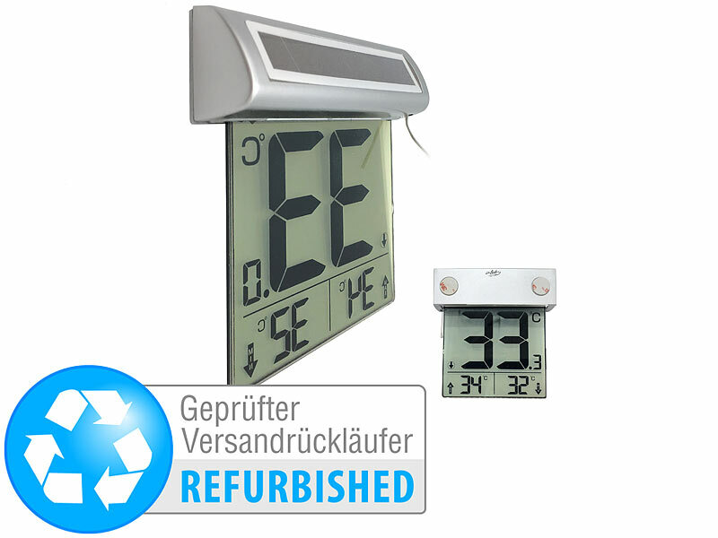 ; Wetterstationen mit Farb-Display, Funkuhr und Außensensor 