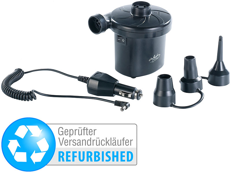 ; Elektrische Luftpumpen 230 Volt, Elektrische Akku-Luftpumpen mit USBs und Powerbank-FunktionenElektrische Akku-Luftpumpen mit USBAufblasbares Luftkissen mit Ösen für Pool-Abdeckplanen 