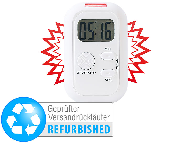 ; Digitale Badezimmer-Wanduhren mit Thermometer & Hygrometer 