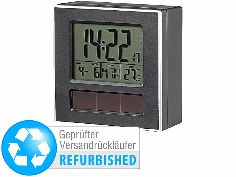 ; Wecker mit Solar-Betrieb 