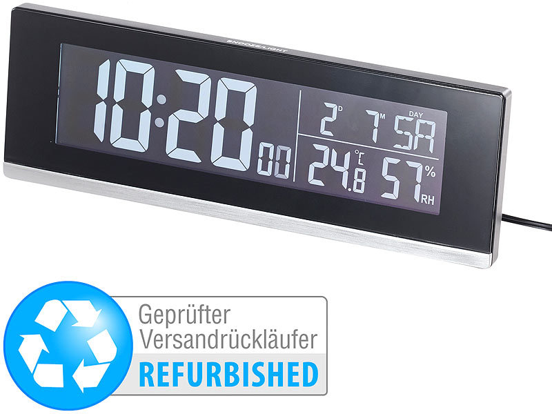 ; Wetterstationen mit Farb-Display, Funkuhr und Außensensor 