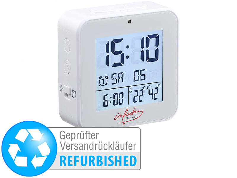 ; Wetterstationen mit Farb-Display, Funkuhr und Außensensor 