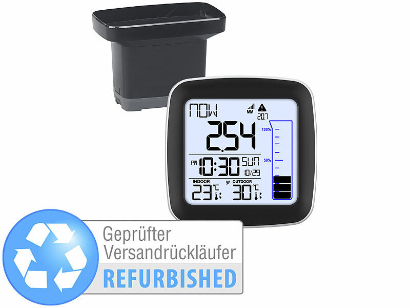 ; Funk-Wetterstationen mit Außensensor, WLAN und App 