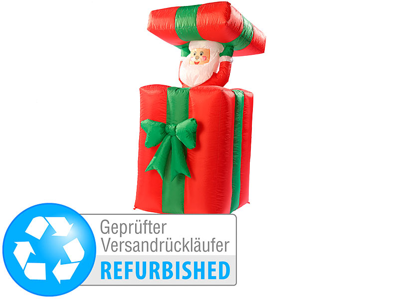 ; Singende und tanzende Weihnachtsmänner 