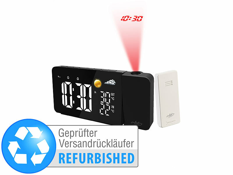 ; Wetterstationen mit Farb-Display, Funkuhr und Außensensor Wetterstationen mit Farb-Display, Funkuhr und Außensensor Wetterstationen mit Farb-Display, Funkuhr und Außensensor Wetterstationen mit Farb-Display, Funkuhr und Außensensor