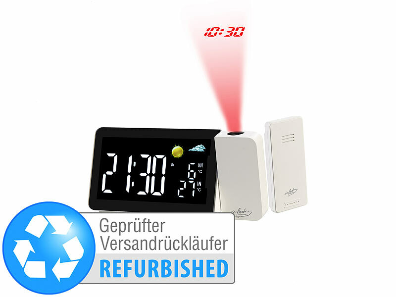 ; Funk-Wetterstationen mit Außensensor, WLAN und App, Wetterstationen mit Farb-Display, Funkuhr und Außensensor 