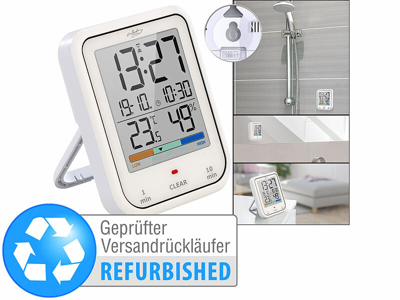 ; Funk-Wetterstationen mit Außensensor, WLAN und App, Wetterstationen mit Farb-Display, Funkuhr und Außensensor 