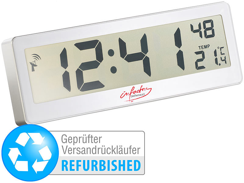 ; Digitale Temperaturstationen mit Innen- und Außenthermometer und Funkuhr 