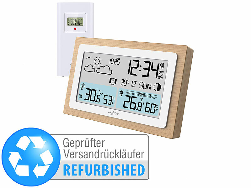 ; Funk-Wetterstationen mit Außensensor, WLAN und App 