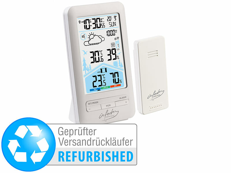 ; Wetterstationen mit Farb-Display, Funkuhr und Außensensor, Funk-Wetterstationen mit Außensensor, WLAN und App Wetterstationen mit Farb-Display, Funkuhr und Außensensor, Funk-Wetterstationen mit Außensensor, WLAN und App Wetterstationen mit Farb-Display, Funkuhr und Außensensor, Funk-Wetterstationen mit Außensensor, WLAN und App 