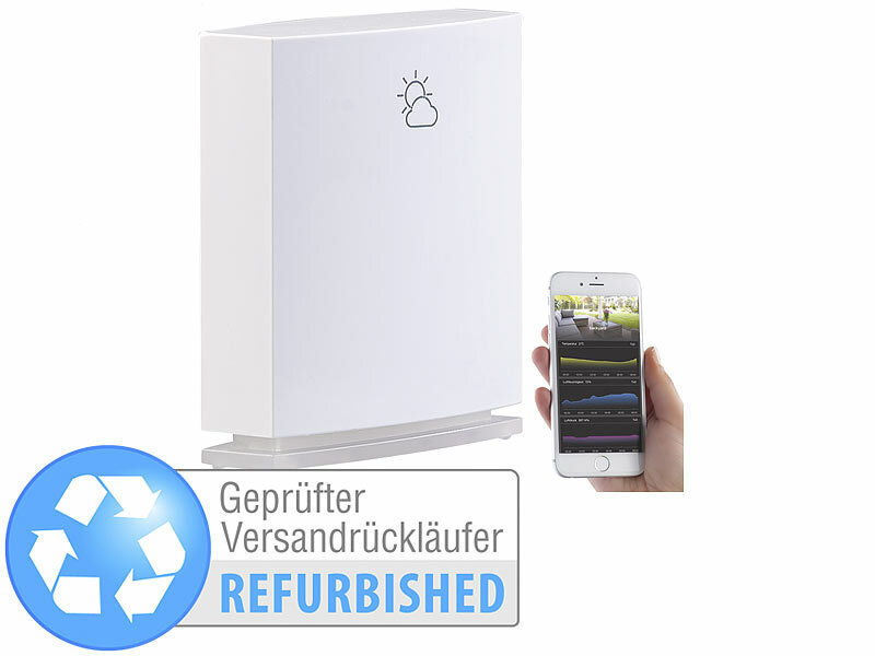 ; Funk-Wetterstationen mit Außensensor, WLAN und App, Wetterstationen mit Farb-Display, Funkuhr und Außensensor Funk-Wetterstationen mit Außensensor, WLAN und App, Wetterstationen mit Farb-Display, Funkuhr und Außensensor Funk-Wetterstationen mit Außensensor, WLAN und App, Wetterstationen mit Farb-Display, Funkuhr und Außensensor 