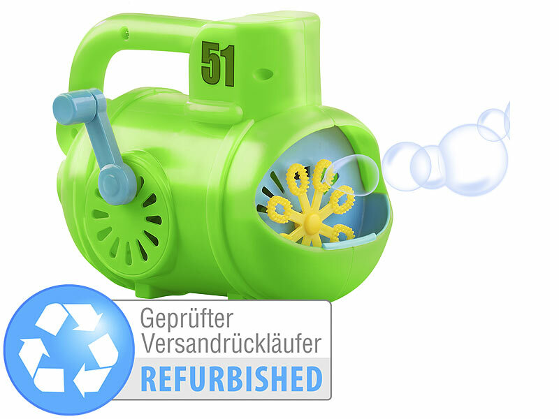 ; Seifenblasenmaschinen 