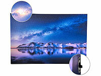 infactory Bild, LED Leinwandbild, LED Leinwand Weihnachten