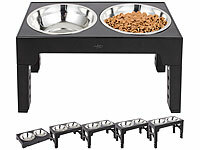 infactory Futterbars Hund, Futterstation Hund, Futterbars Katze