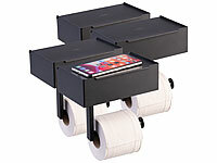 infactory WC-Papier-Halterung, Rollenhalter WC, WC-Klo-Rollenhalter