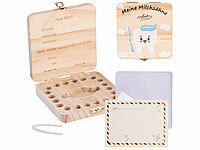 infactory Baby-Zahn-Andenkenbox, Erinnerungsbox Milchzähne