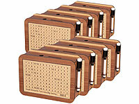 infactory Spardose mit Sparsystem, Spardose XXXL, Holzspardosen