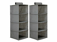 infactory Kleiderschrank Organizer, Hängeaufbewahrung für Camping