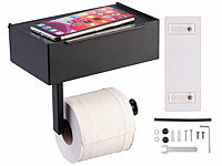 infactory WC Papier Halter, Papierrollenhalter WC