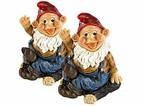 ; Batteriebetriebene Winke-Gartenzwerge Batteriebetriebene Winke-Gartenzwerge 